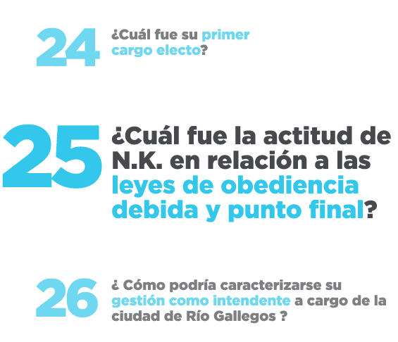 Nestor Kirchner en 100 preguntas