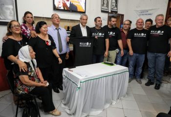 Ferraresi firmó un convenio con HIJOS y ratificó la búsqueda de «memoria, verdad y justicia»
