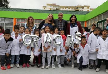 Avellaneda invirtió más de $14 millones para reconstruir las escuelas primarias de Villa Inflamable y Villa Corina