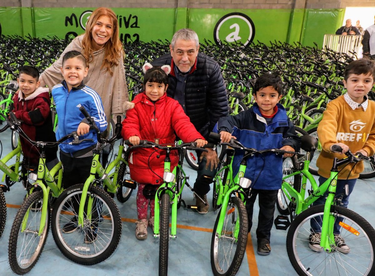 Nueva entrega de «Tu Primera Bici» para 600 niños y niñas de escuelas primarias públicas