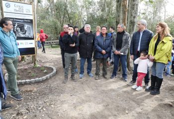 Ferraresi participó de la apertura del Centro de Recreación y Producción Agroecológica de la UST