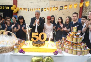 Ferraresi acompañó los festejos del aniversario de diferentes instituciones locales
