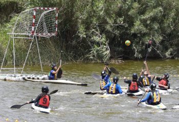La final del Torneo Nacional de Kayak Polo se disputó en la Escuela de Canotaje de Avellaneda