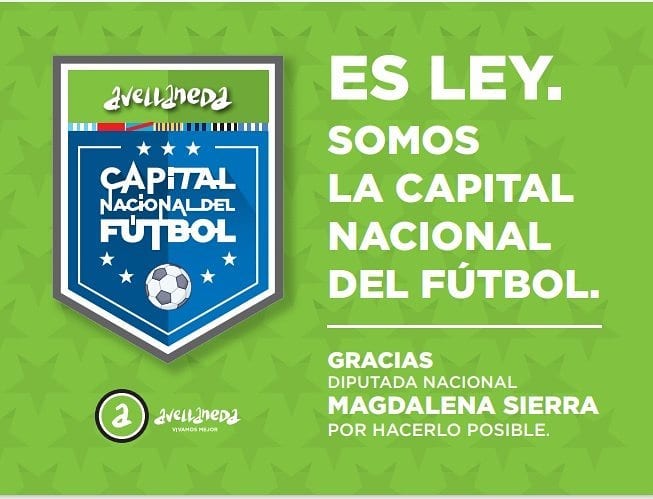 Avellaneda fue declarada “Capital Nacional del Futbol”
