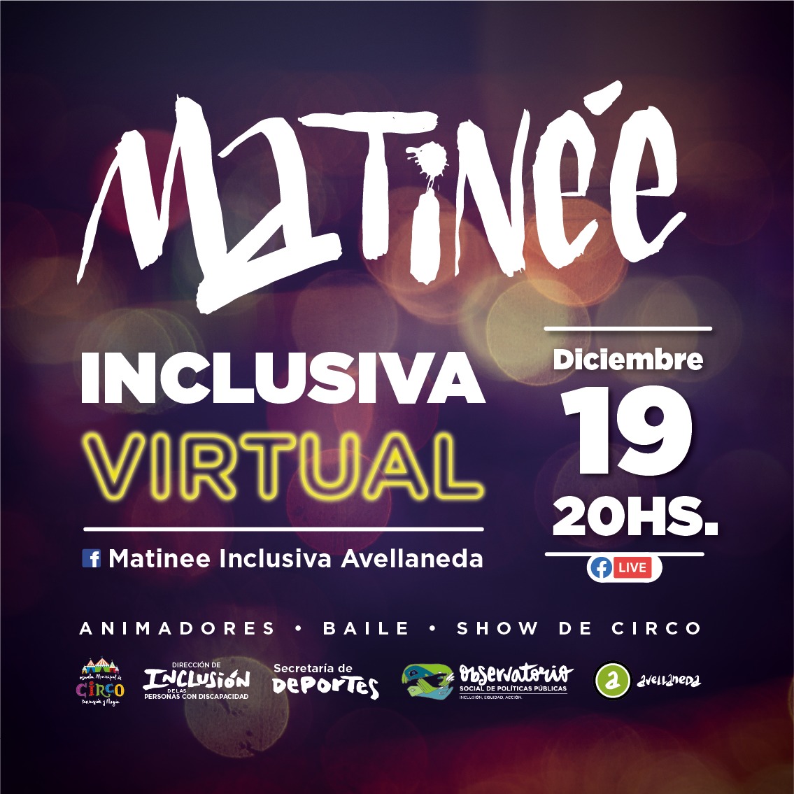 ¡Te esperamos en la Matinée Inclusiva Virtual!