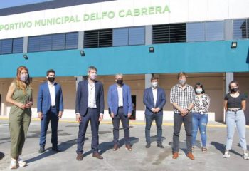 Los ministros Ferraresi y Lammens recorrieron polideportivos municipales de Avellaneda