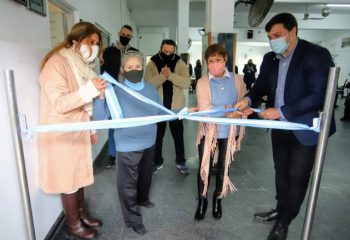 Alejo Chornobroff y Magdalena Sierra inauguraron remodelaciones en el Centro de Jubilados San Emilio