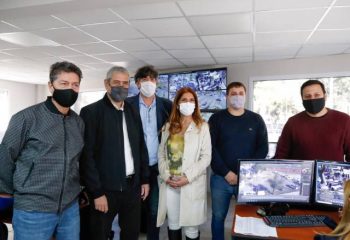 Avellaneda inauguró un nuevo centro de monitoreo para sus cámaras de seguridad