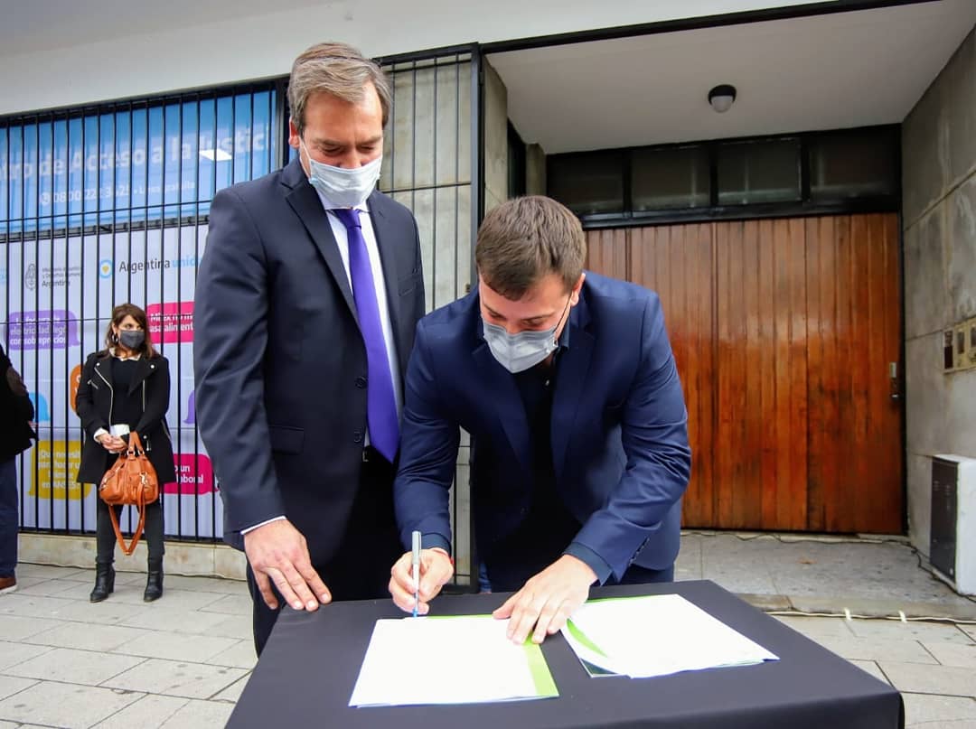 Los ministros Ferraresi y Soria inauguraron un Centro de Acceso a la Justicia en Avellaneda