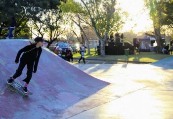 Alejo Chornobroff inauguró la puesta en valor del SkatePark “Mauro Sabino”