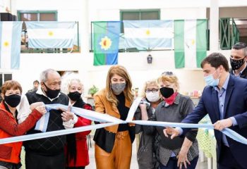 Chornobroff y Sierra inauguraron obras en un Centro de Jubilados de Wilde