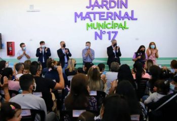 Los ministros nacionales, Ferraresi y Zabaleta encabezaron la inauguración de obras en jardines de infantes y maternales de Avellaneda