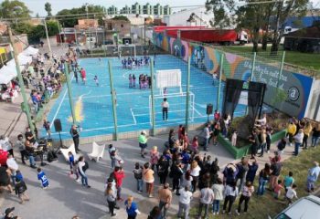 Avellaneda inauguró un nuevo espacio público