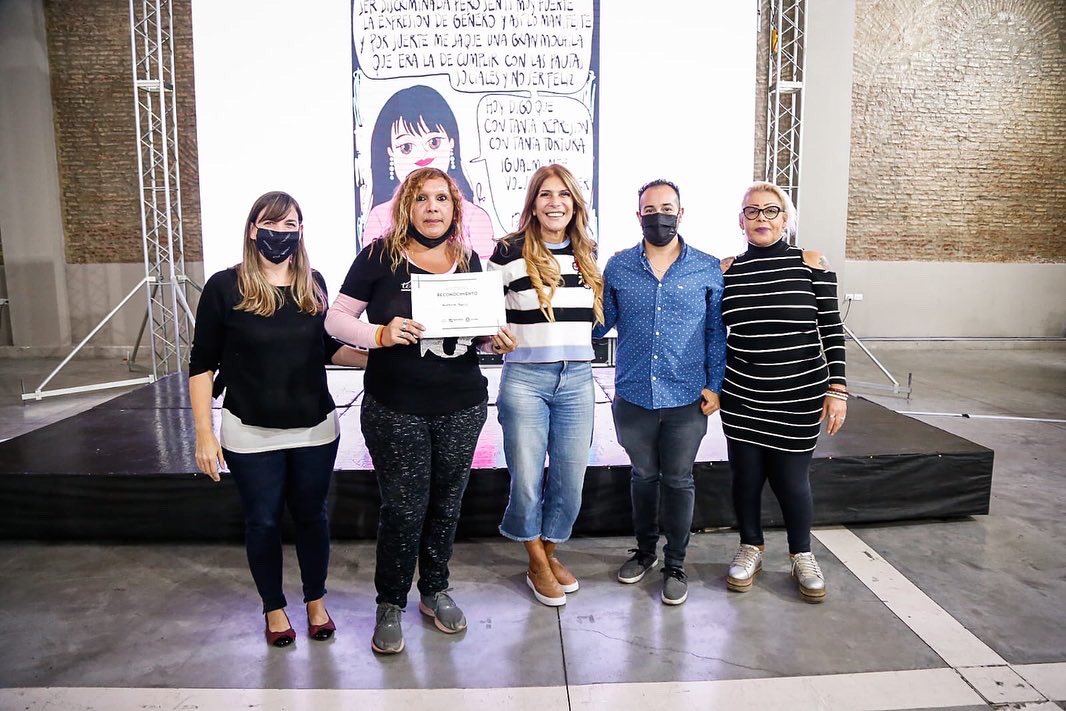 Magdalena Sierra participó de un homenaje a las Personas Trans