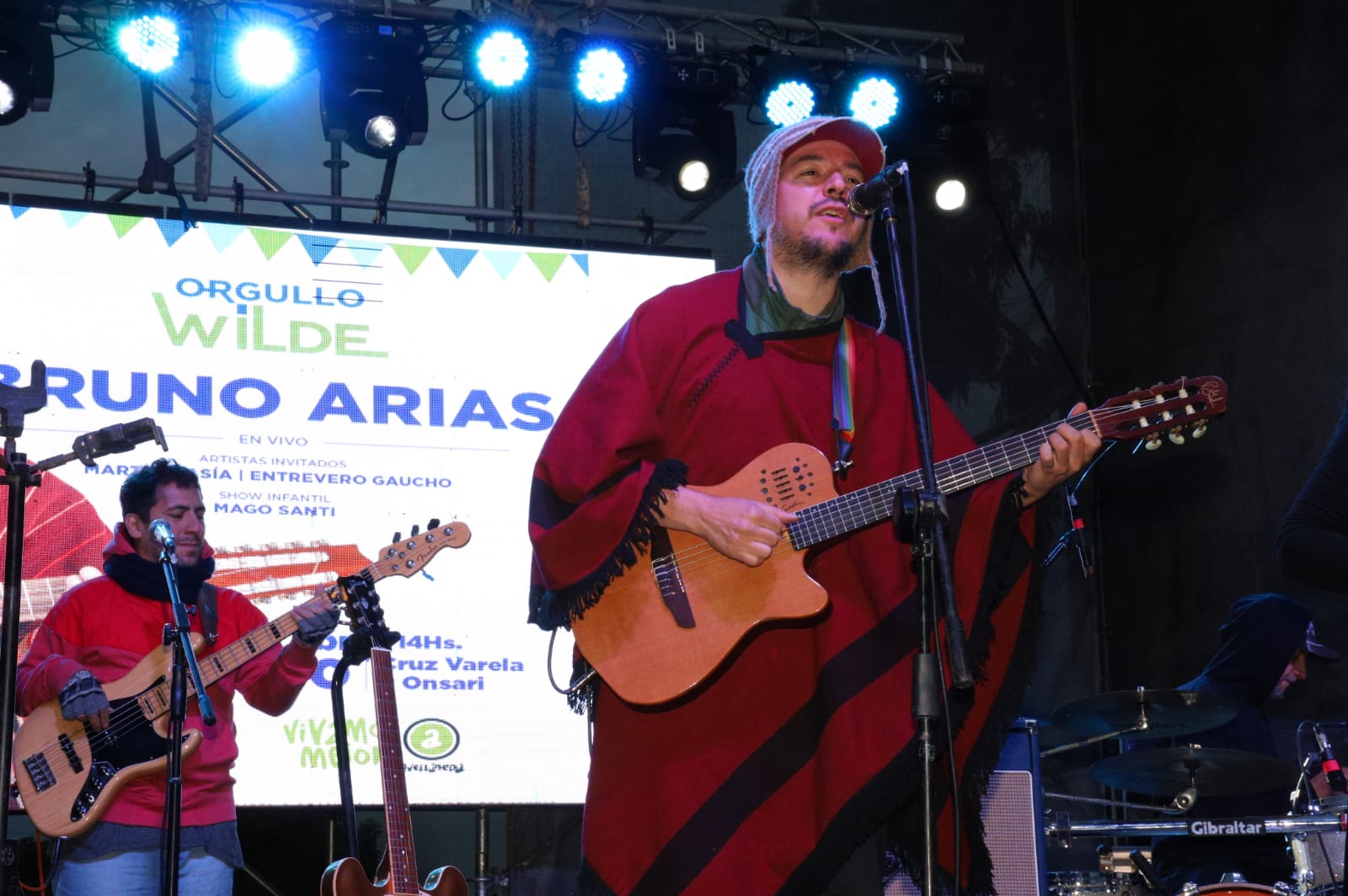 Bruno Arias brilló en el festival Orgullo Wilde