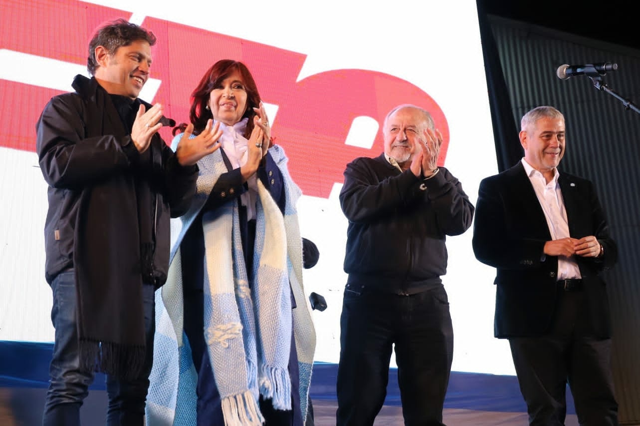 Cristina Fernández de Kirchner encabezó un acto multitudinario en Avellaneda