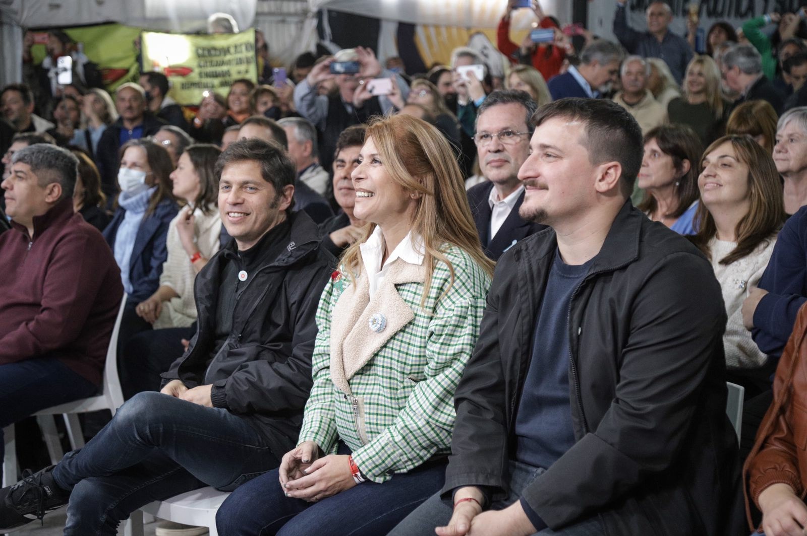 Cristina Fernández de Kirchner encabezó un acto multitudinario en Avellaneda