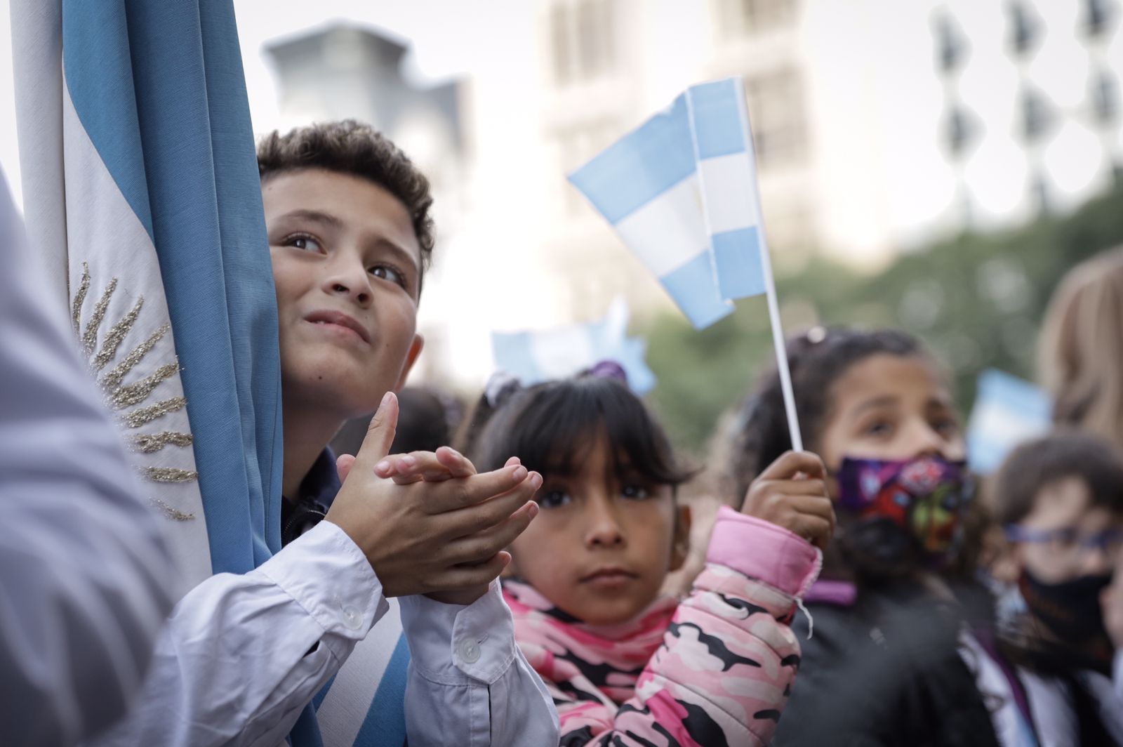 Alumnxs de 4to grado de 14 escuelas de Avellaneda prometieron Lealtad a la Bandera en el Centro Cultural Kirchner