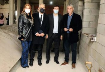 Los ministros Alak y Ferraresi supervisaron obras de infraestructura en el Polo Judicial Avellaneda-Lanús