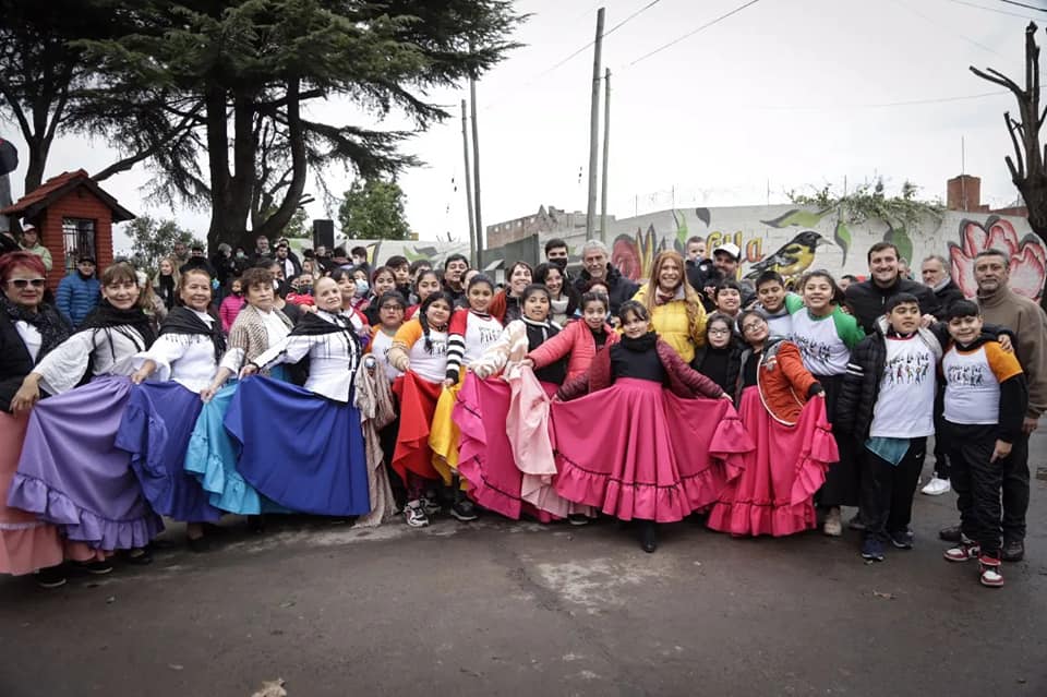 Se inauguraron las plazas “Villa Pobladora” de Piñeiro y “Pepino”, de Villa Domínico