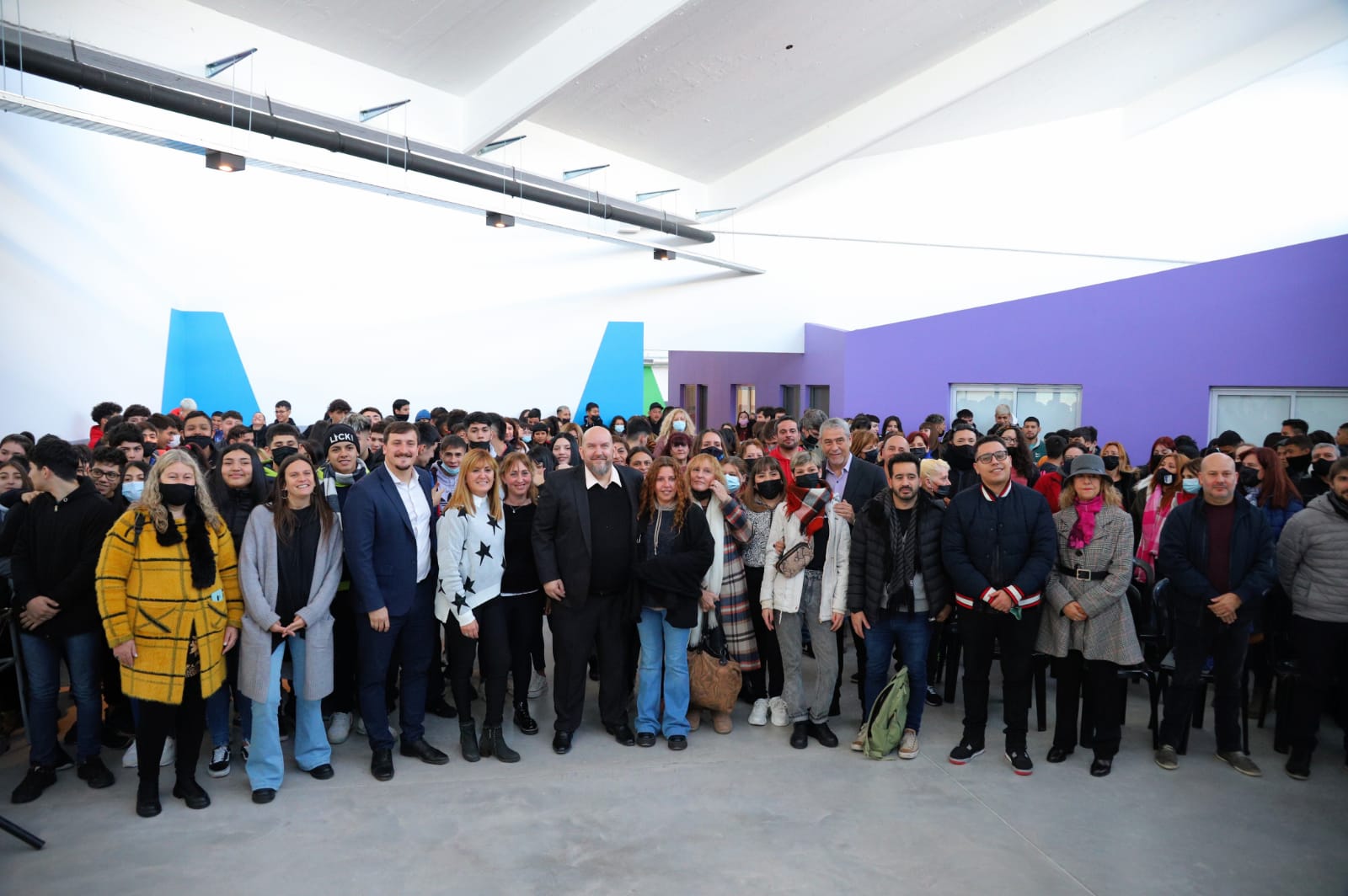 Jorge Ferraresi y Alejo Chornobroff inauguraron obras en la Secundaria 35 de Wilde