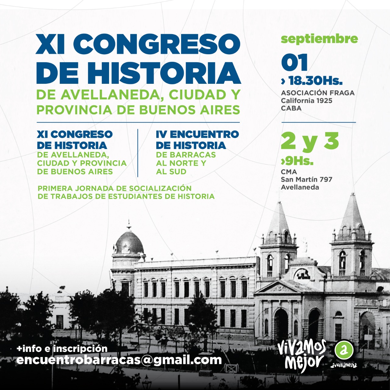 Comienza el XI Congreso de Historia de Avellaneda, Ciudad y Provincia de Buenos Aires