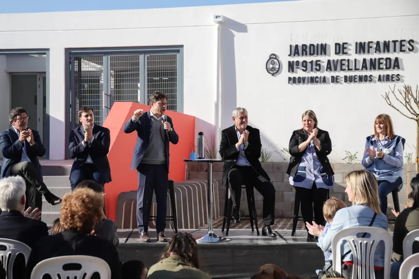 Axel Kicillof y Jorge Ferraresi inauguraron dos jardines de infantes en Avellaneda