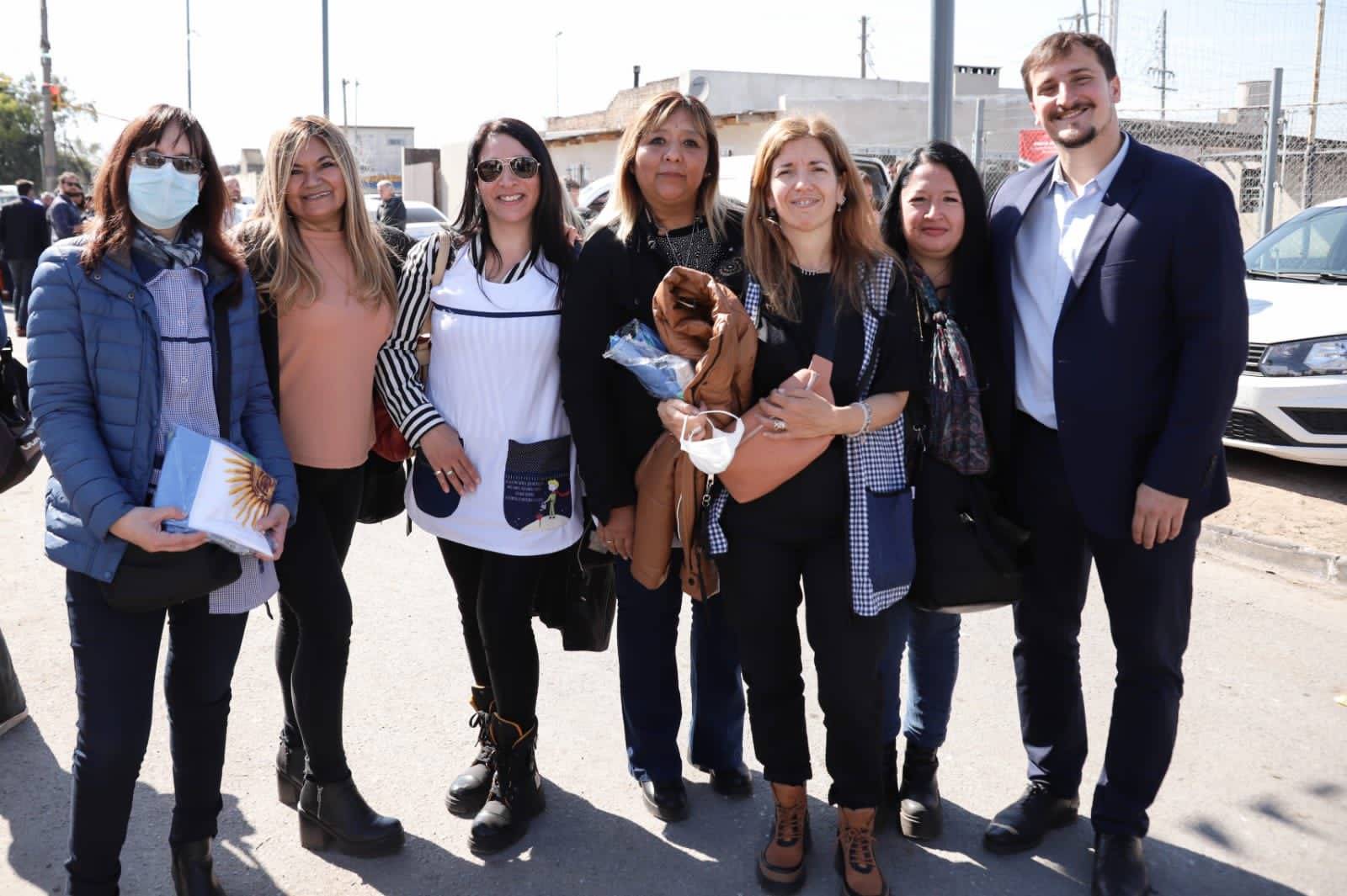 Chornobroff participó de la inauguración del centésimo edificio construido por el programa Escuelas a la Obra