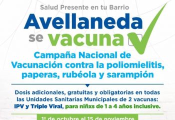 Avellaneda se vacuna