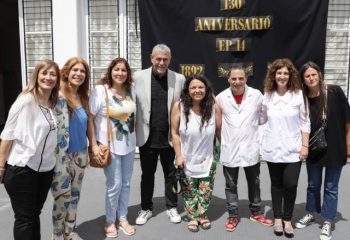 Jorge Ferraresi y Magdalena Sierra participaron del 130° aniversario de la Escuela Primaria N°14