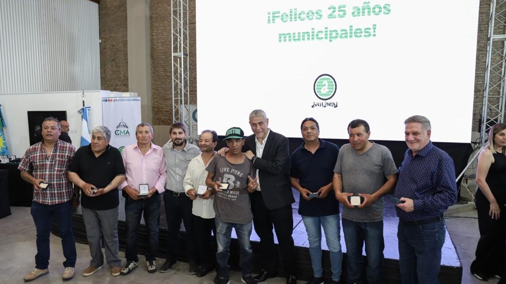 El Municipio de Avellaneda homenajeó a lxs trabajadorxs con 25 años de servicio