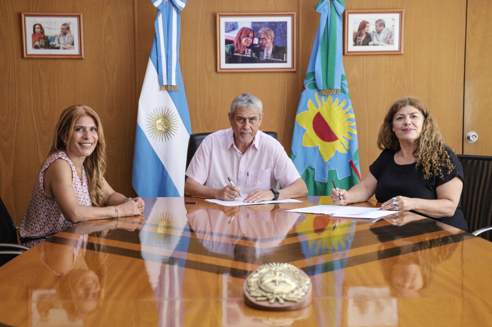 Ferraresi firmó convenios con el SEDRONAR