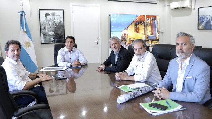 Ferraresi se reunió con el presidente de Trenes Argentinos