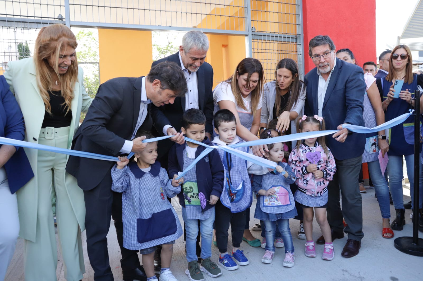 Kicillof y Ferraresi inauguraron el jardín provincial 920 de Gerli