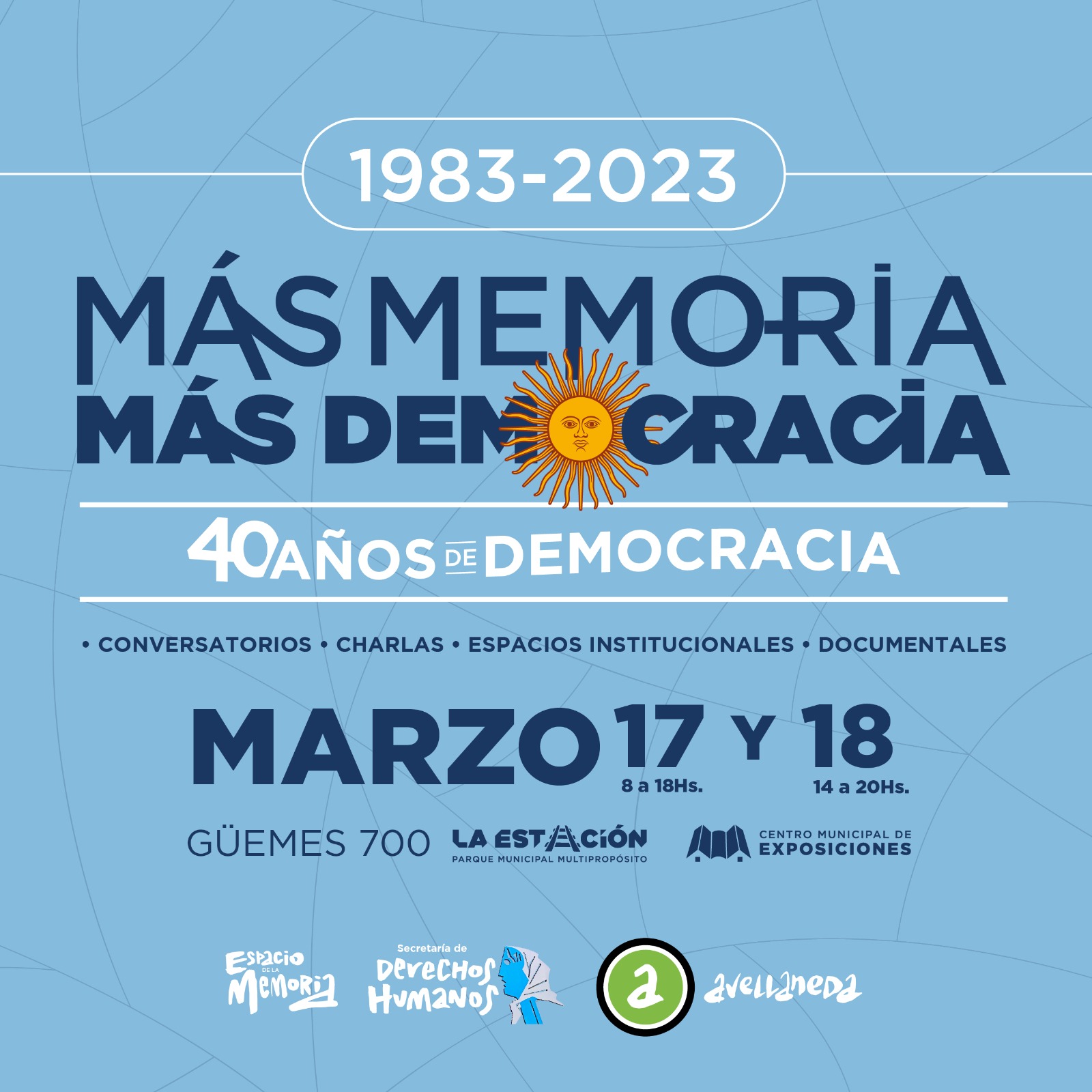 Con gran concurrencia, comenzó «Más Memoria, Más Democracia»