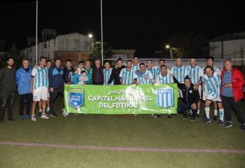 Ferraresi presenció una nueva fecha de la Copa Avellaneda Senior, de Fútbol 11
