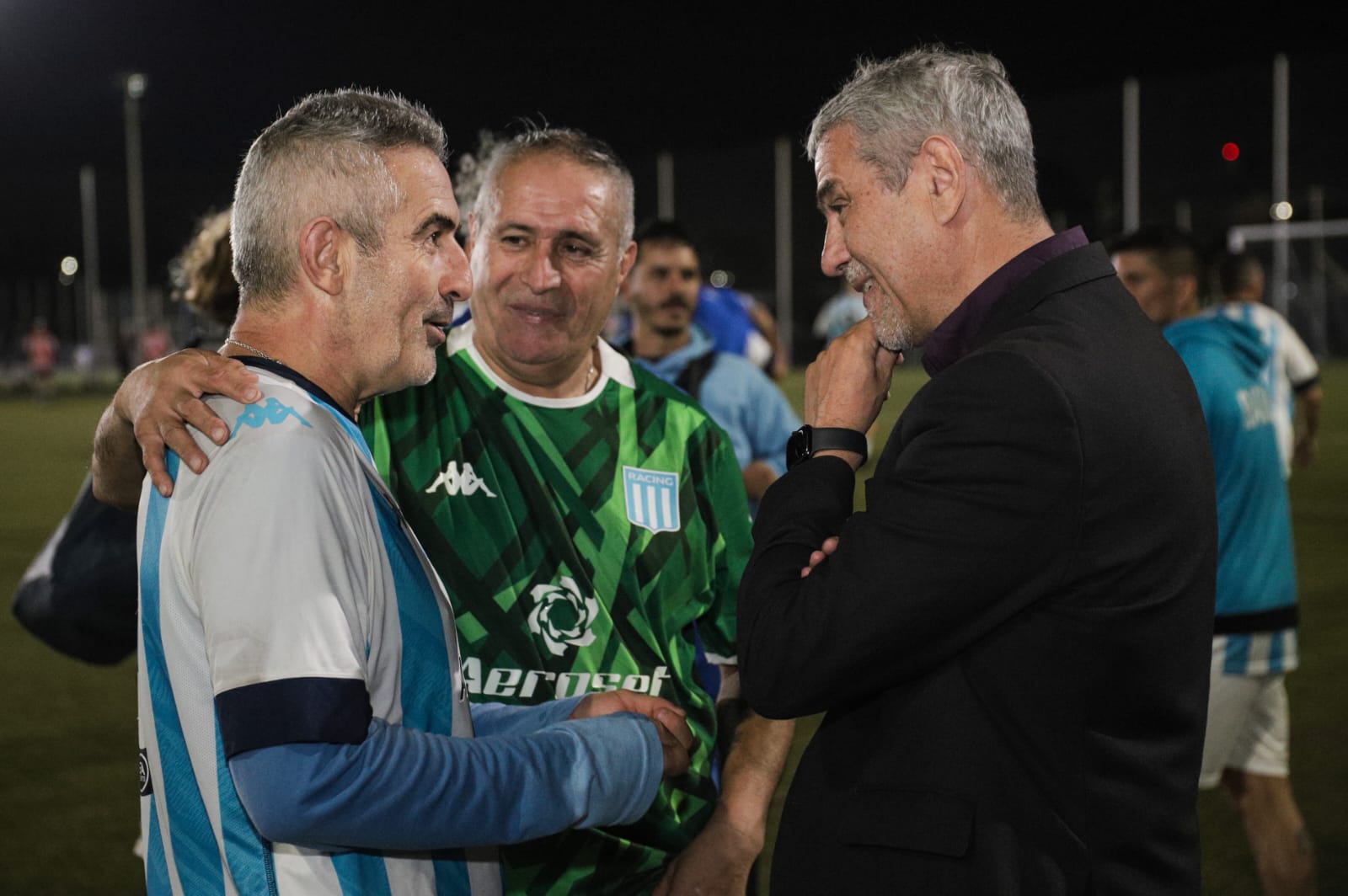 Ferraresi presenció una nueva fecha de la Copa Avellaneda Senior, de Fútbol 11