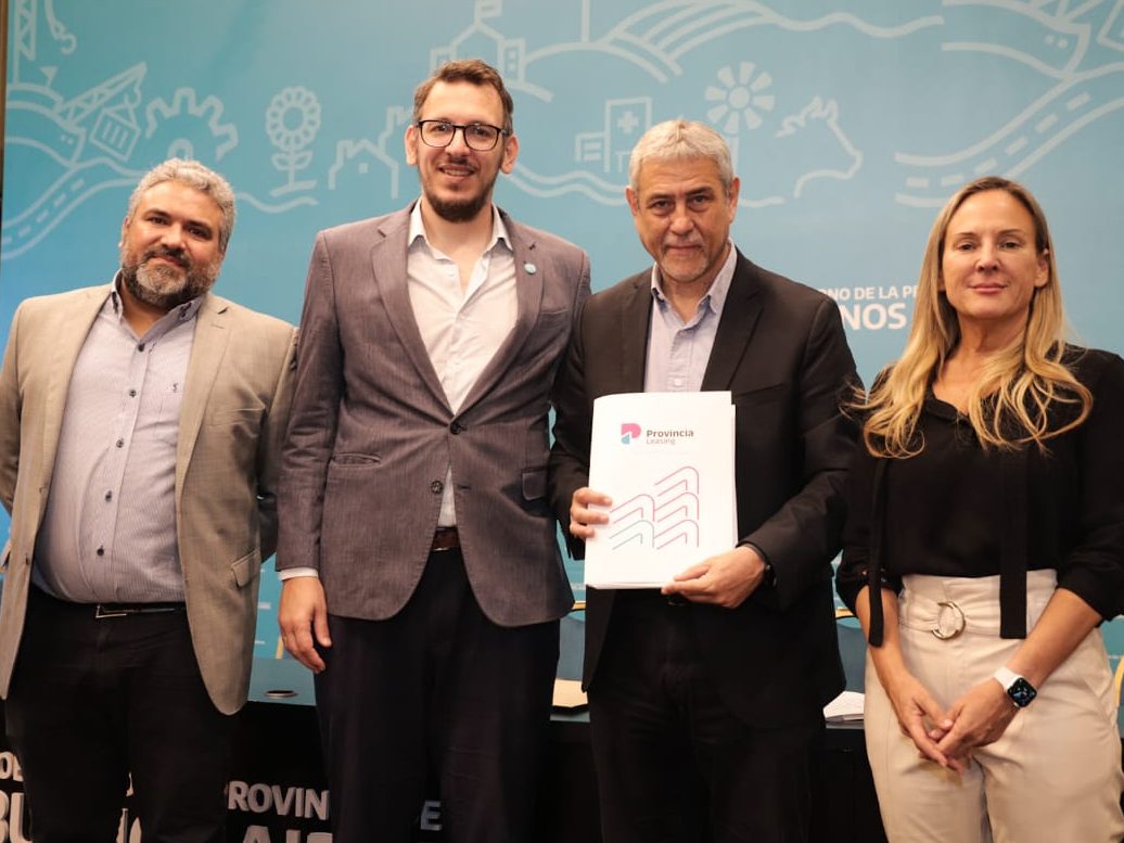 Avellaneda firmó un acuerdo Provincia Leasing