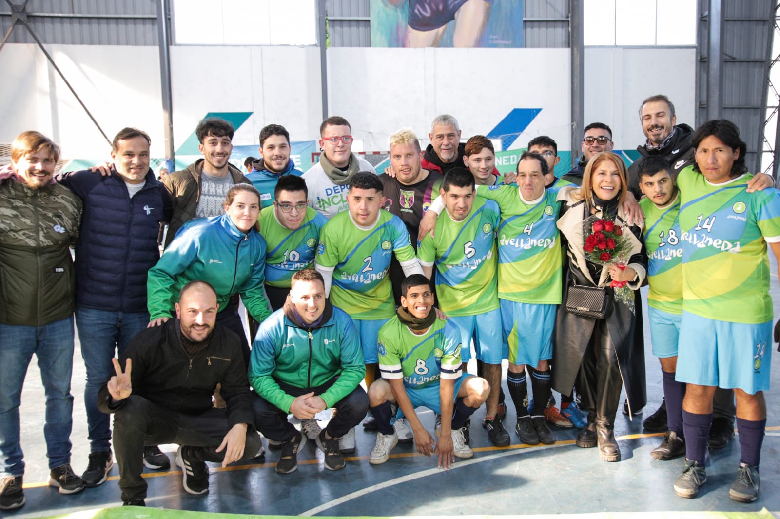 La Liga Nacional de Fútbol Inclusivo disputó su fecha en el Gatica