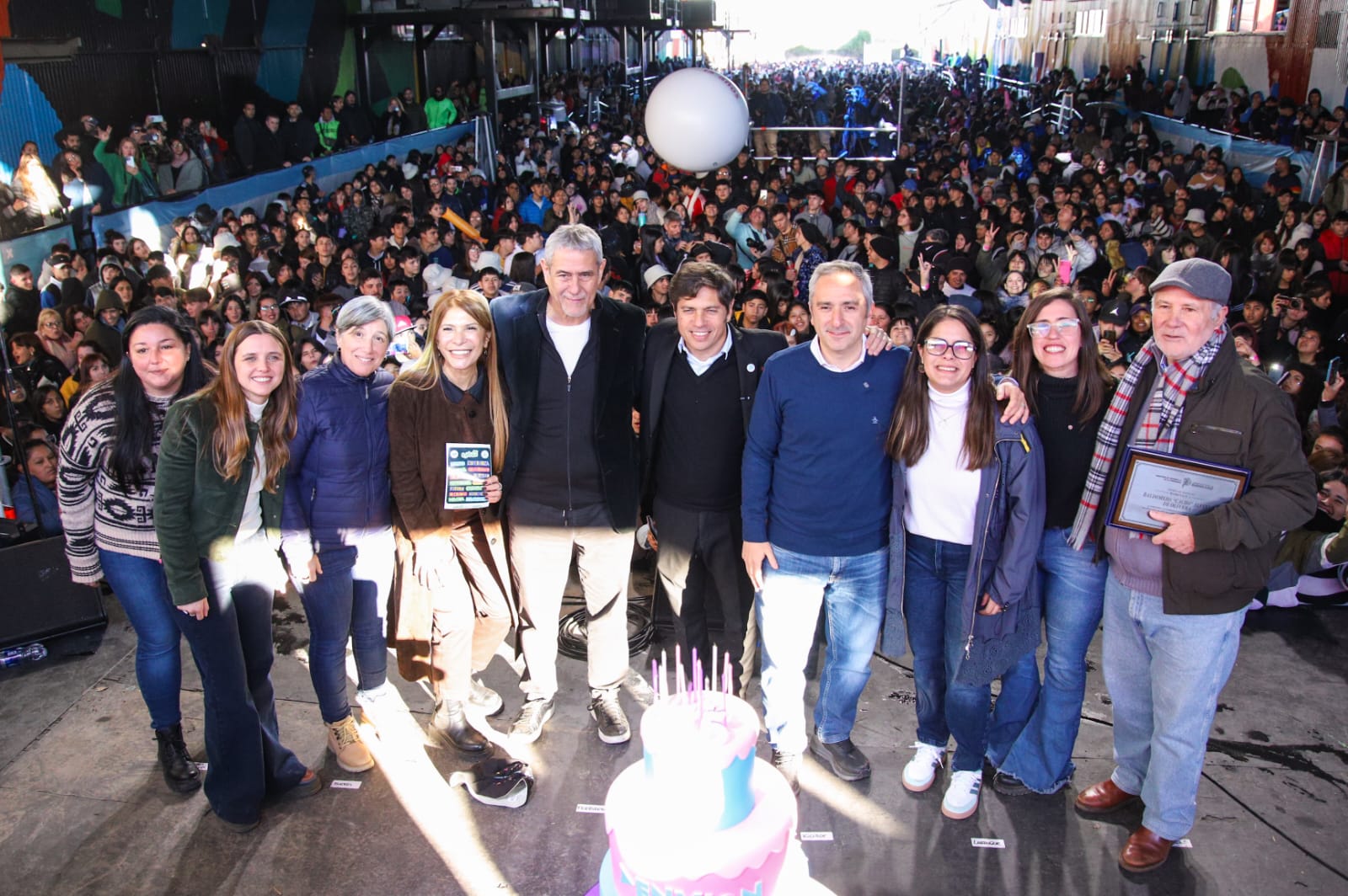 Ferraresi y Kicillof celebraron en Avellaneda los 15 años del “Envión”